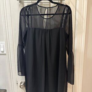 BCBGeneration Flowy Black Dress